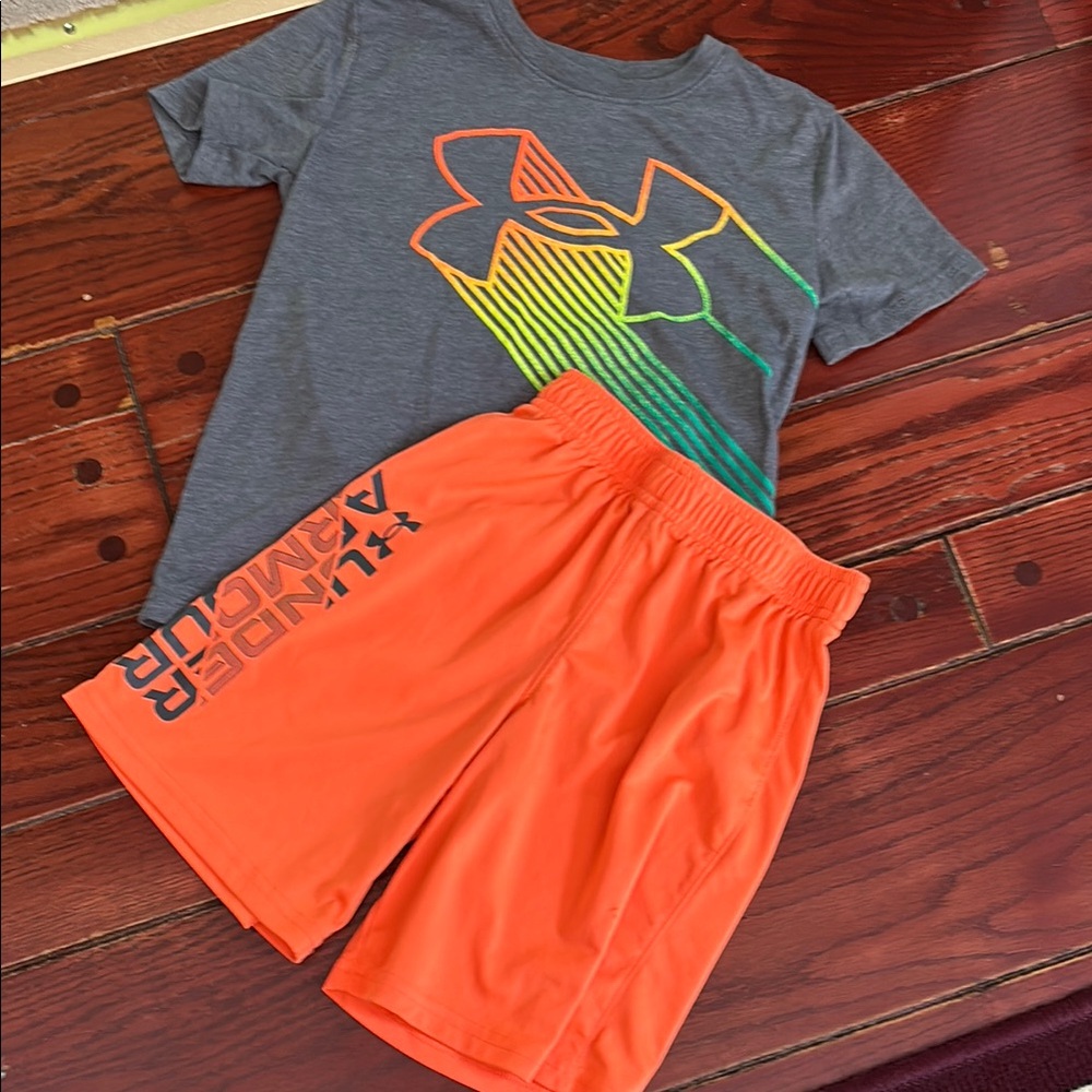 Boys Under Armour Size 7 Athletic Set